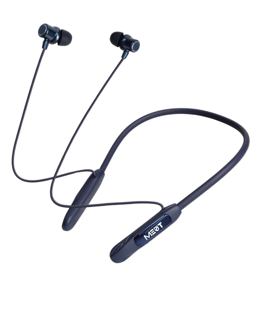 Meut BT Ferrari Bluetooth Neckband | Magnetic On/Off | Voice Change | 50H Battery | Vibration Alerts | Water Resistant